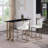 Bar Stools Set of 2 Counter Height 26" Bar Stools with Back, Velvet Kitchen Stools-8427239