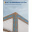 Pergola à persiennes 12 x 20 pi avec toit ajustable, pavillon de jardin en aluminium pour terrasse et terrasse
