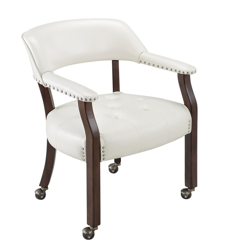 Bentley 35.5cm H Upholstered Armchair, Brown, 1