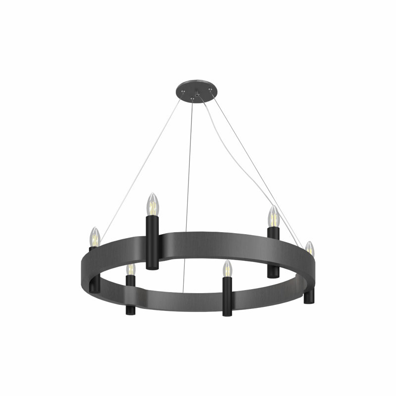 Flow 6 - Light Pendant, 118" H x 39.37" W x 39.37" D, Organic Gray