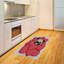 Tapis décoratif à longs fils en fibre de polyester à haute densité Pug-42030007