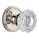 Grandeur Georgetown Rosette Pasage with Versailles Crystal Door Knob