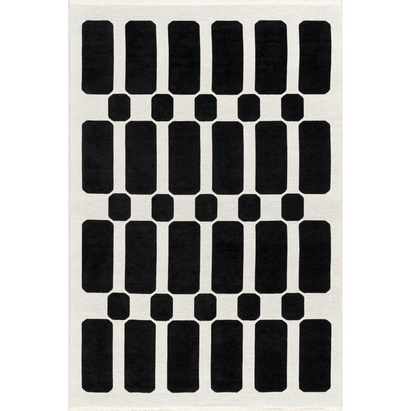 Tapis géométrique réversible Neco SuperioWash, Rectangle 7 pi 10 po x 10 pi