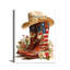Décoration murale sur toile 24 x 32 po Western