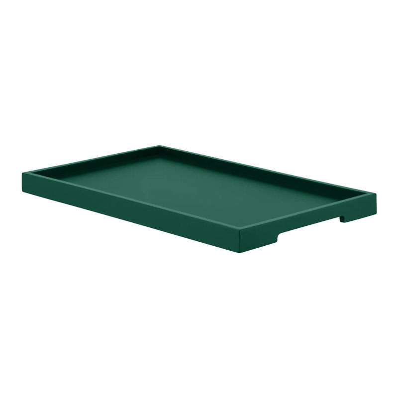 Tray, Green, 3.1cmH x 39.2cmW x 24.8cmD