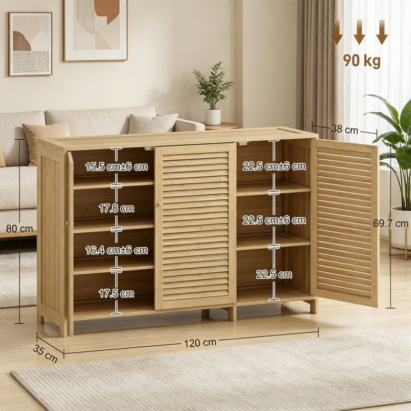 22 Pair Shoe Storage