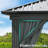 Outdoor Metal Hardtop Patio Gazebo with Privacy Curtain and Mosquito Netting-88547955