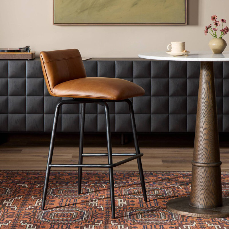 Tabouret pivotant Ridley - Sonoma Chestnut-Bar, Bar, Châtaignier Sonoma