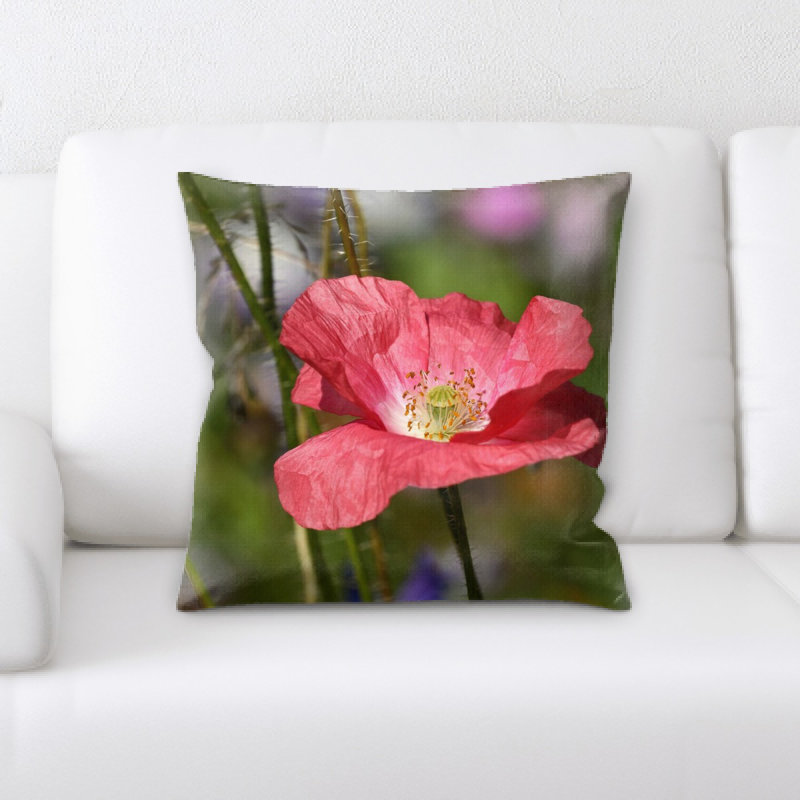 Coussin décoratif rose