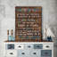 Art textuel sur toile tendue Classroom Rules-31597648