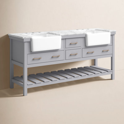 Pelaghia 72'' Double Bathroom Vanity