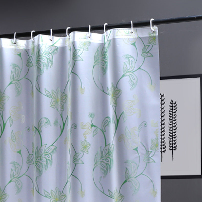 Rideau de douche imperméable PEVA, H 71 po x l 59 po