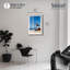 «Oceanfront Elegance Shadowbox», photographie côtière par Notoriart, cadre blond, 24 x 36-829102797-829102799