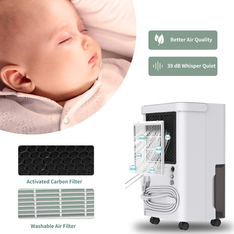 Uhome 30 Pints Console Dehumidifier for Rooms up to 3000 Cubic Feet