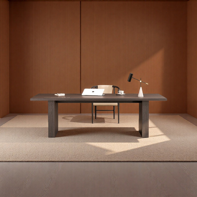 Italian Minimalist Solid Wood Desk