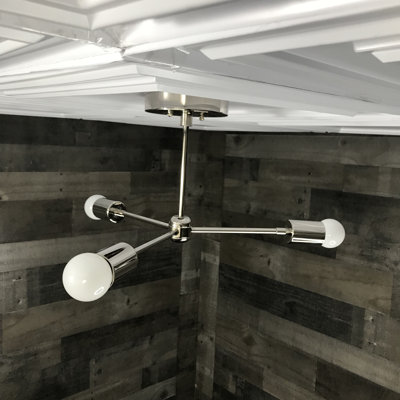 Lustree shpere 3 lumières spoutnik Mazie