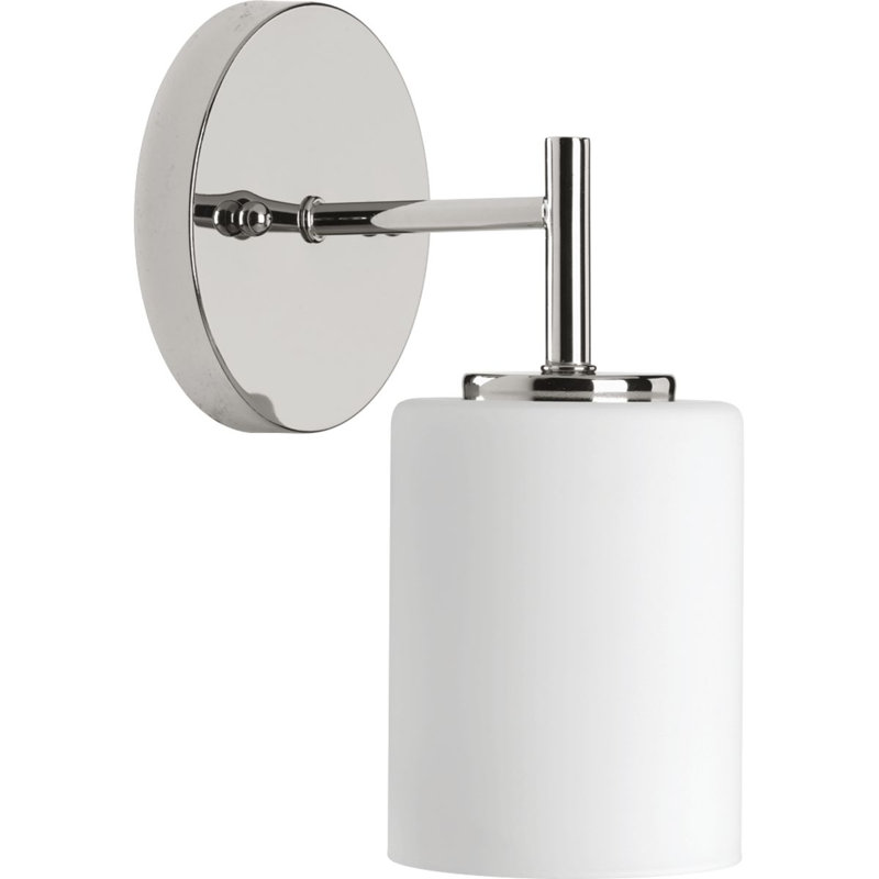 Steelville Dimmable Vanity Light, Polished Nickel