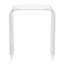 Acrylic End Table, Contemporary Square Nightstand and Side Table, Clear Lucite Coffee Table with Waterfall Edges