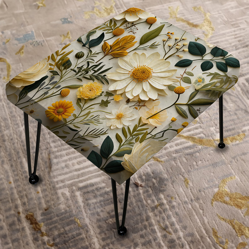 Earthy Greens Accents - Botanical Rectangle Ottoman