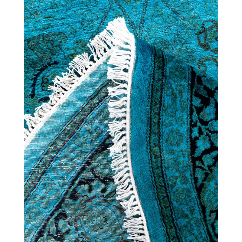 Tapis vert nouvel âge 6 pi x 9 pi Daloris