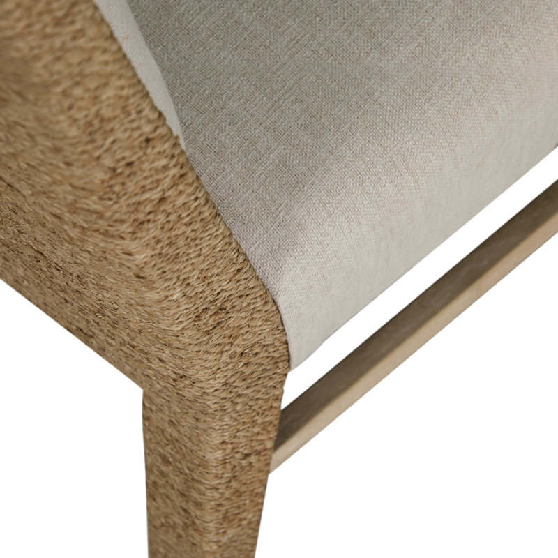 Maris Mahogany Handwoven Dining Side Chair