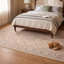 Tapis Bracken traditionnel de style persan audacieux, gris crème ivoire beige rose, lavable à la machine, antidérapant, à poils courts, pour l'intérieur et l'extérieur, adapté aux animaux domestiques, idéal pour le salon, la chambre, la salle à manger, l'entrée, le couloir ou le bureau.-2089445519