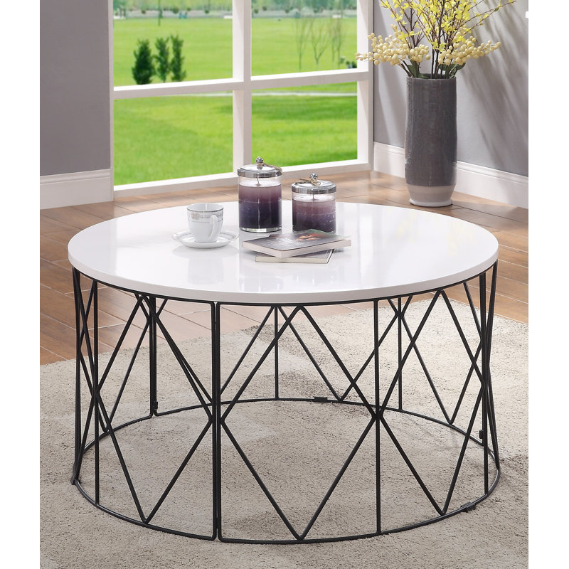 Single Coffee Table, White