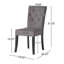 Chaise d'appoint rembourrée et capitonnée Aristeo-650616999