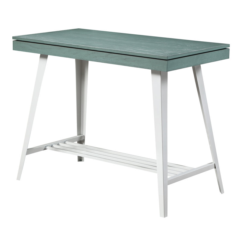 Meddard 2 - Person Trestle Dining Set, Antique Green, Antique Green/White