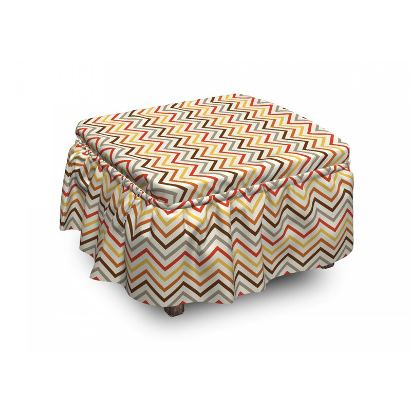 Housse pour repose-pieds triangle wave