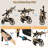 Convertible Baby Stroller for Travel, Folding High Landscape Infant Carriage,Black-125304458