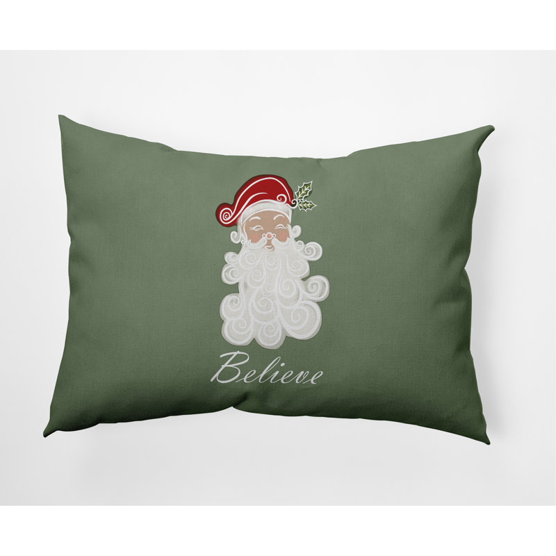 Reversible Throw Pillow, No, Sage Green