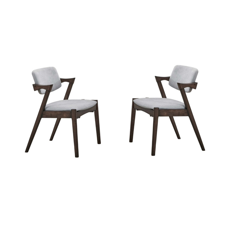 Ensemble de chaises de salle à manger de style Mid-Century 2 pièces