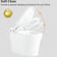 Toilette allongée à siège chauffant intelligent avec chasse d'eau réglable à température réglable et corps en céramique