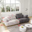 Canapé 86,6 po à deux places de grande taille, revêtu de tissu d'ameublement moderne-54880285