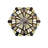 Annarosa 3 - Light Blackish Bronze Unique/Statement Pendant