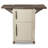 Portable Dry Rein Outdoor Serving and Grilling Prep Station with Wheels