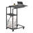 Odika Side Table, Under Seating Table With Rolling Wheels, Integrated Power, Adjustable C-shaped End Table For Home, Living Room, Bedroom (black) - Et-cs-gy-41823