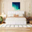 Grand lit plateforme tapissier-2107641178