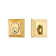 Quincy Single Cylinder Deadbolt For 1-3/8" To 2-1/8" Door Unlacquered Brass Finish