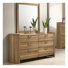 Commode 6 tiroirs avec miroir Juniata