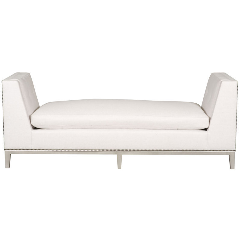Wendell Upholstered Bench, Nadia Earth, Casa Blanca