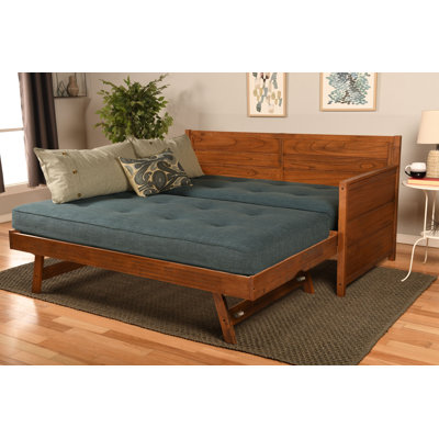 Braunste Twin MDF Wood Daybed with Trundle (Mattresses Included)