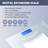 Ultra Thin, Silver and Glass Scale With Easy To Read LCD Display - Auto Step On