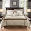 Ensemble d'édredon 7 pièces taupe / brun grand-125869298-125869301