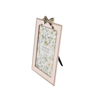Cadre en alliage de zinc rose 4 x 6