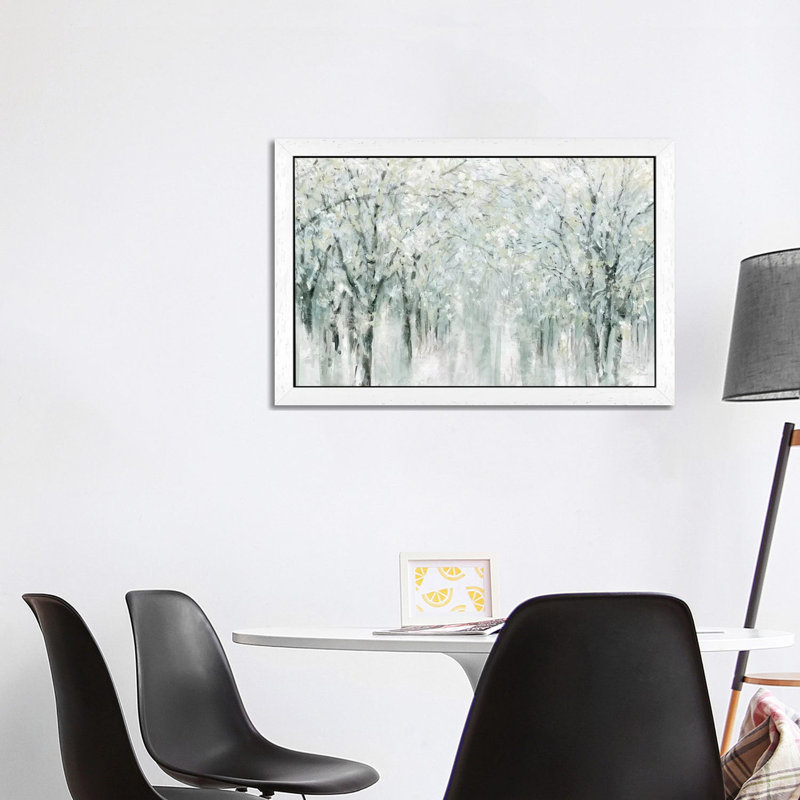 Winter Mist by Carol Robinson - Painting on Canvas, 152.5 cm H x 101.5 cm W, White Floater Framed