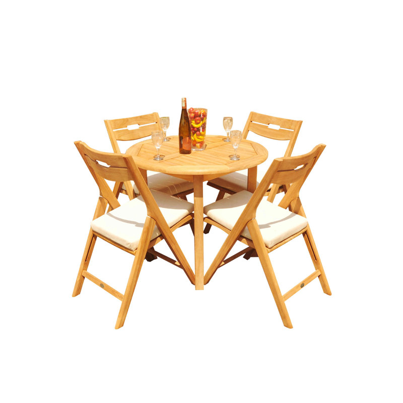 Ensemble repas pour 5 personnes Emmetsburg, 75 po x 36 po x 31,5 po, 4