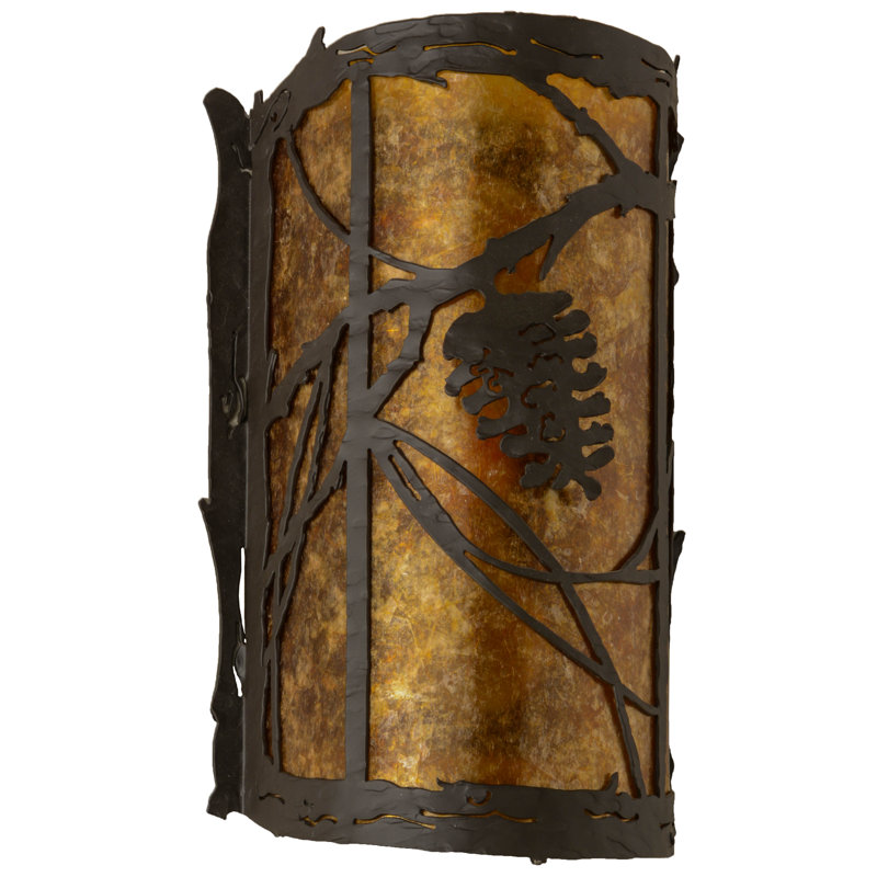 Rustic Lodge 2 - Light Flush Mounted Sconce