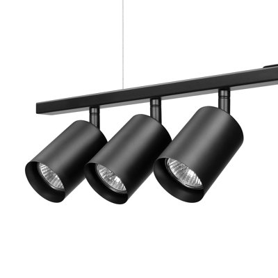 32'' 5 -Light Swing Arm Track Track Kit with Dimmable and Adjustable Head